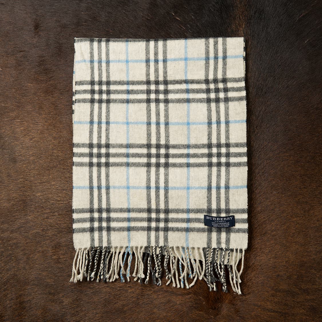 [정품] 00s 버버리 런던 노바체크 캐시미어 머플러  상품이미지1
