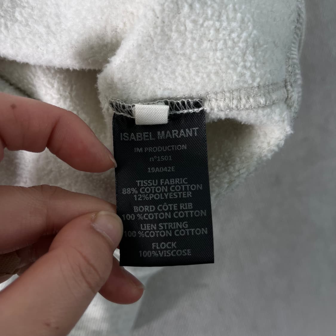 100 이자벨마랑 오트밀 후드티 상품이미지6