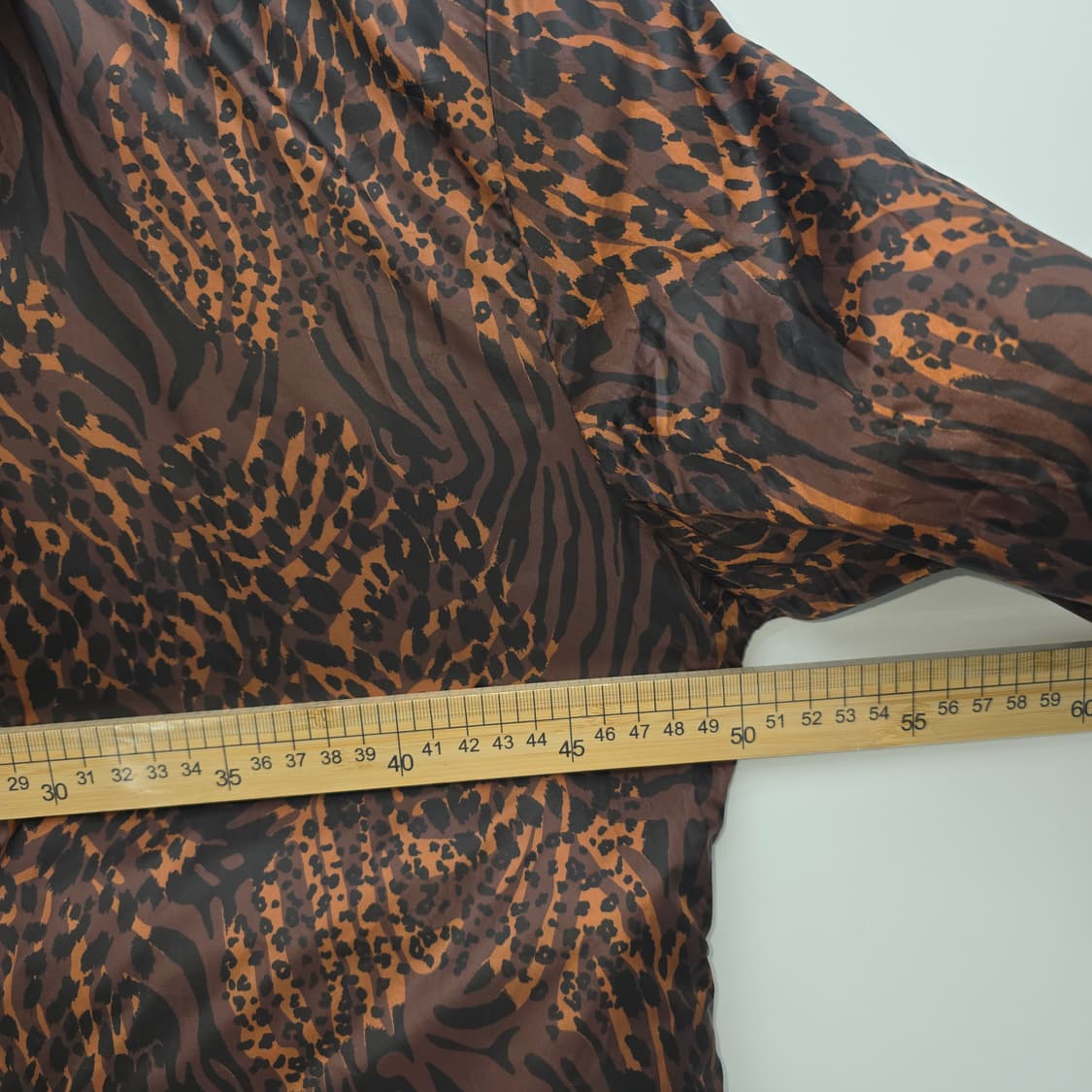 브라운 레오파드 양면 경령 자켓 (거위 솜털) 상품이미지5