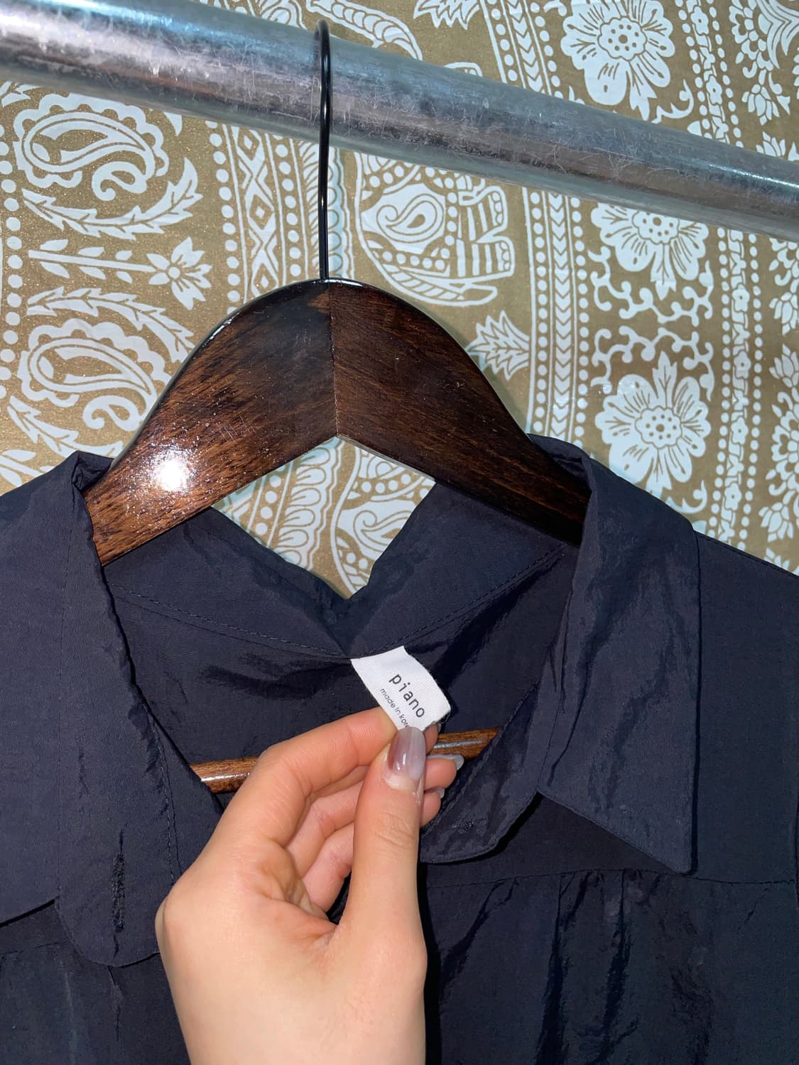 빈티지 여성 검정 셔츠 캉캉 원피스  상품이미지4