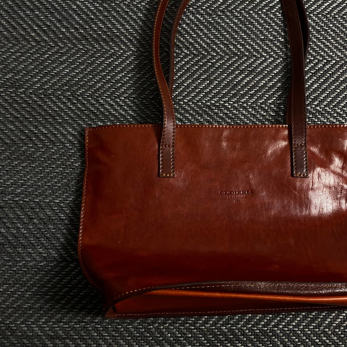 CUOLETA 빈티지 소가죽 레더 토트백y 3111 상품이미지3