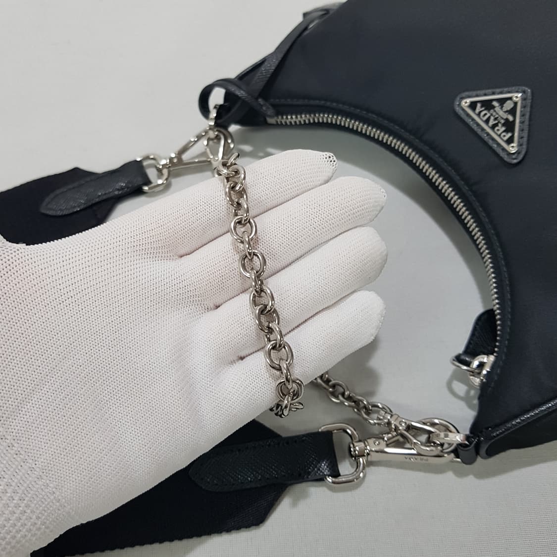 프라다 리나일론 테수토 체인 호보백 1bh204 상품이미지6