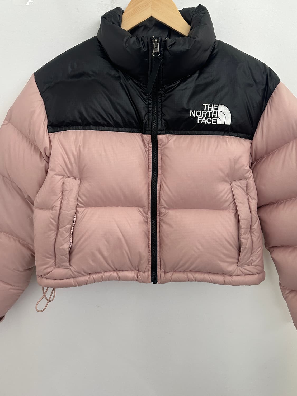 노스페이스 눕시 연핑크 크롭 덕다운 M 상품이미지1