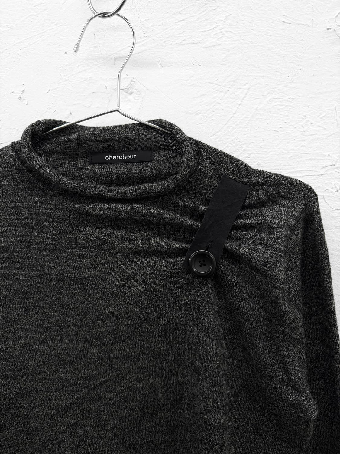 chercheur 버튼 니트 상품이미지2