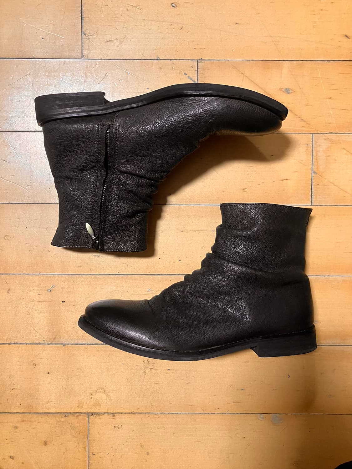 EDWARD 에드워드 레더 드레이프 부츠 41 (260) 상품이미지2