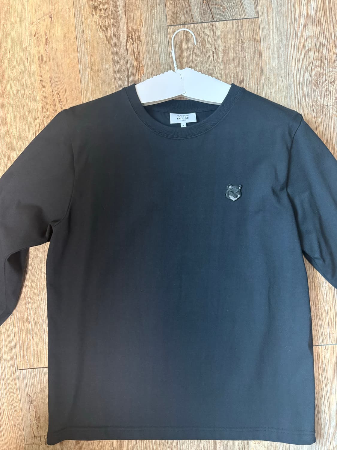 메종키츠네 롱슬리브 M 블랙 상품이미지1