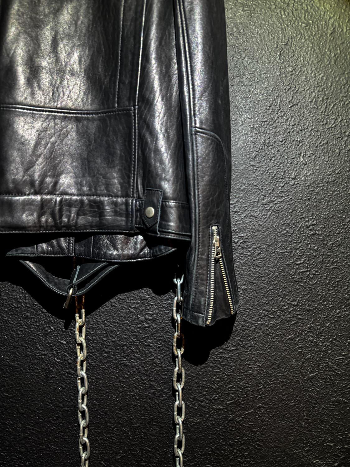 Black Sheep Leather Rider Jacket 상품이미지8