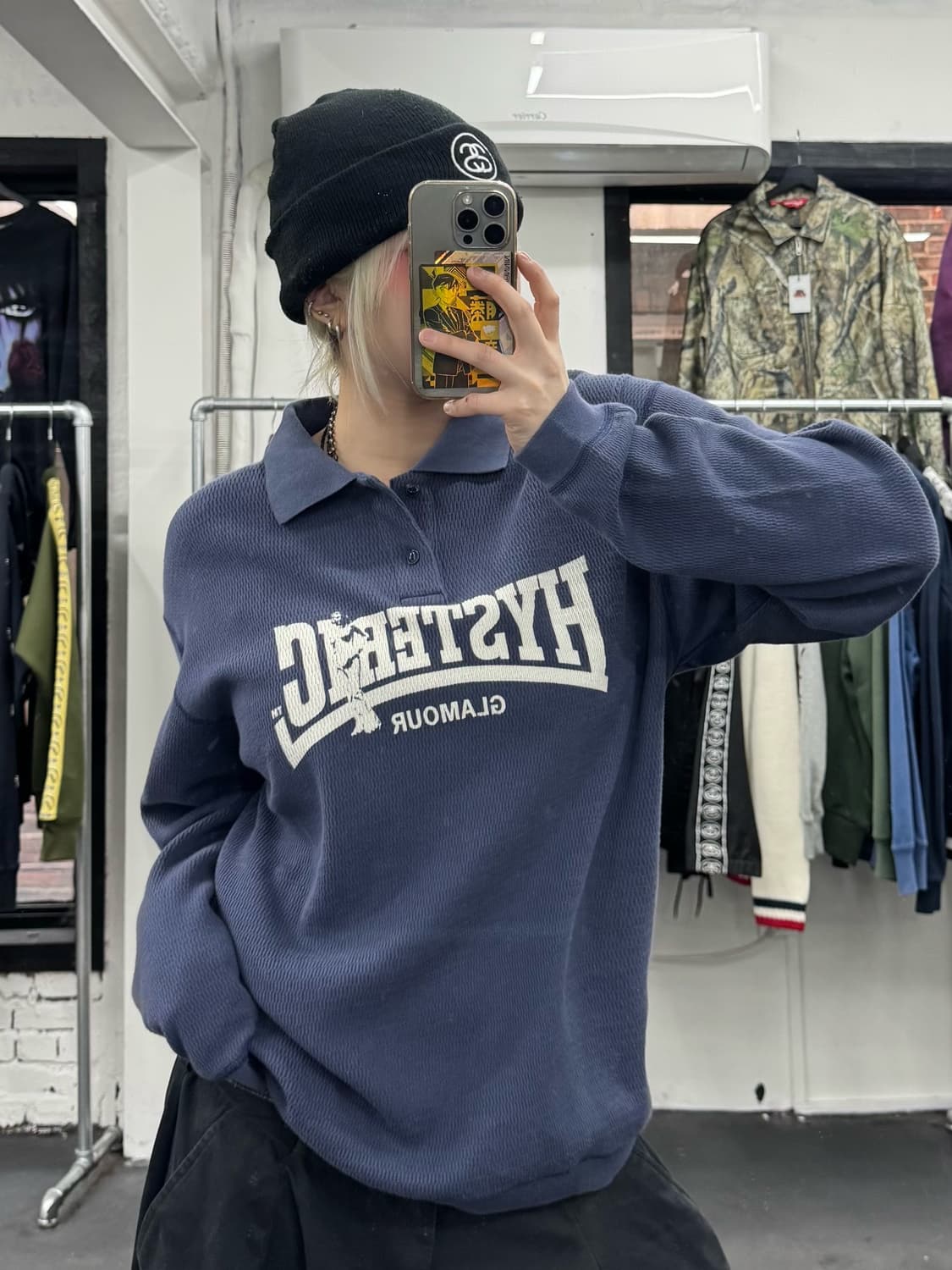 히스테릭 글래머 컴프레션 와플 롱슬리브 상품이미지3