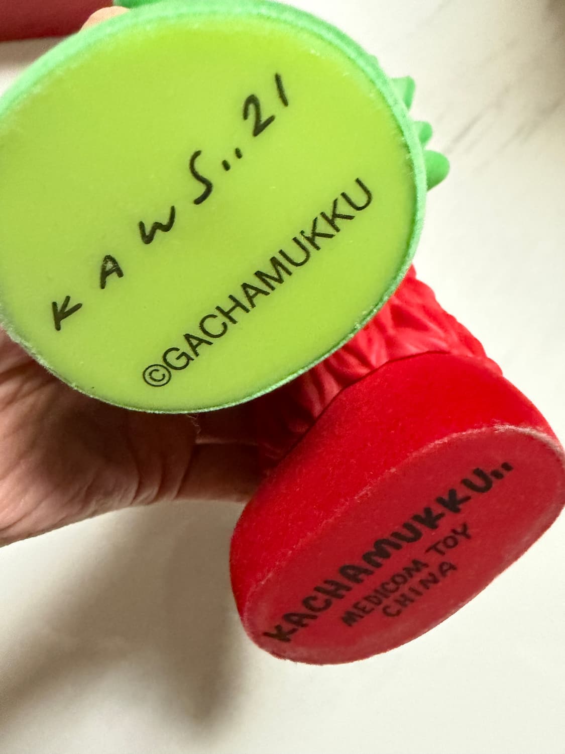 카우스 카챠무쿠 바이닐 피규어 그린 레드 상품이미지4