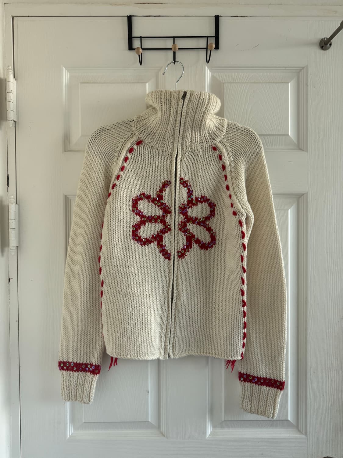 vtg guru knit zip-up 상품이미지2