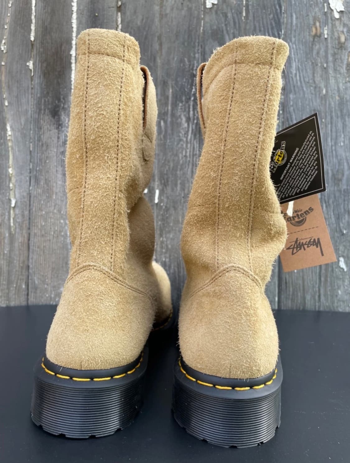 닥터마틴과 스투시 콜라보 스웨이드 부츠 US12    상품이미지4