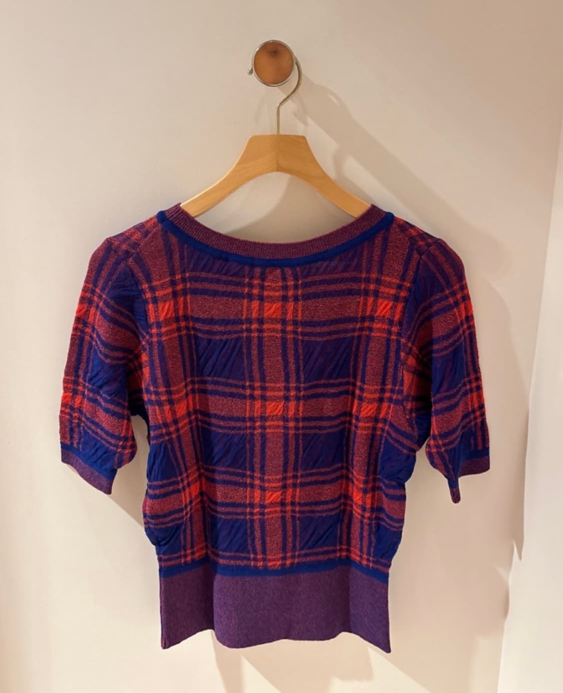 비비안웨스트우드 레드라벨 체크 니트 상품이미지2