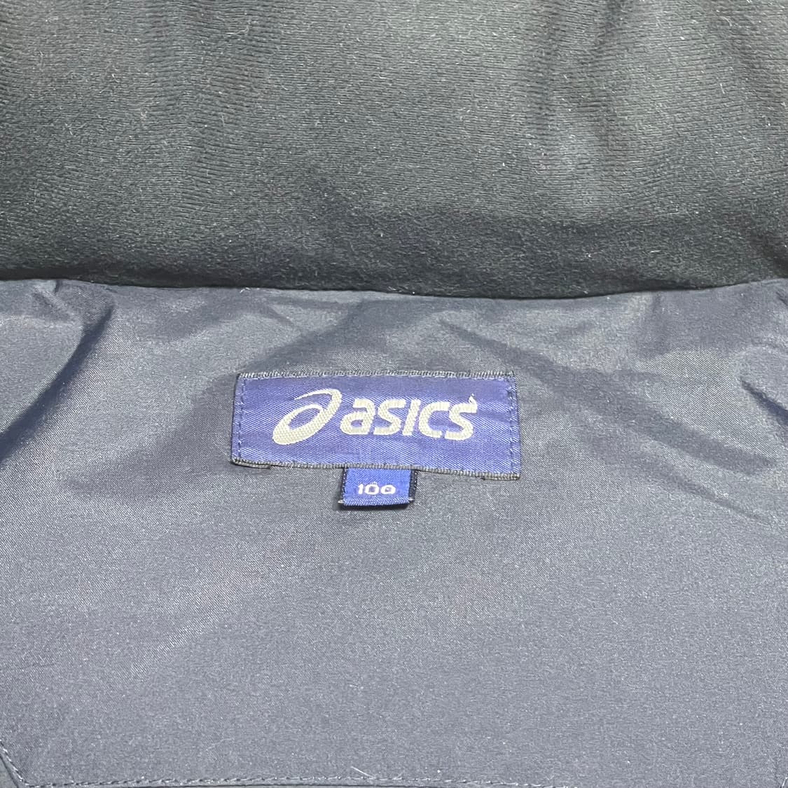 아식스 네이비 구스다운 패딩점퍼 남성100 상품이미지3