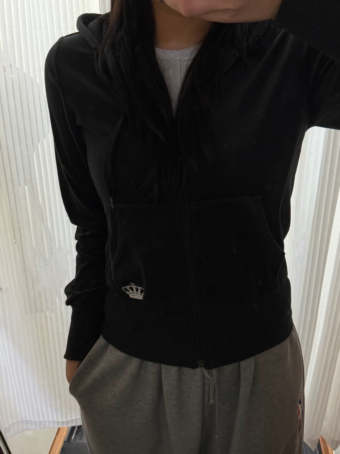 아디다스 벨벳 후드집업 90 상품이미지1