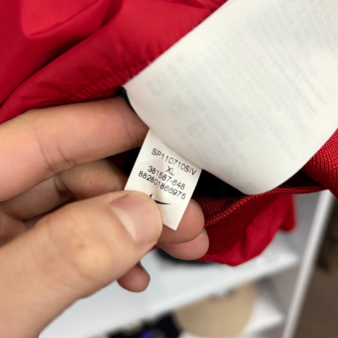 (XL) 나이키 레드블랙 레이디 바람막이 자켓 상품이미지8