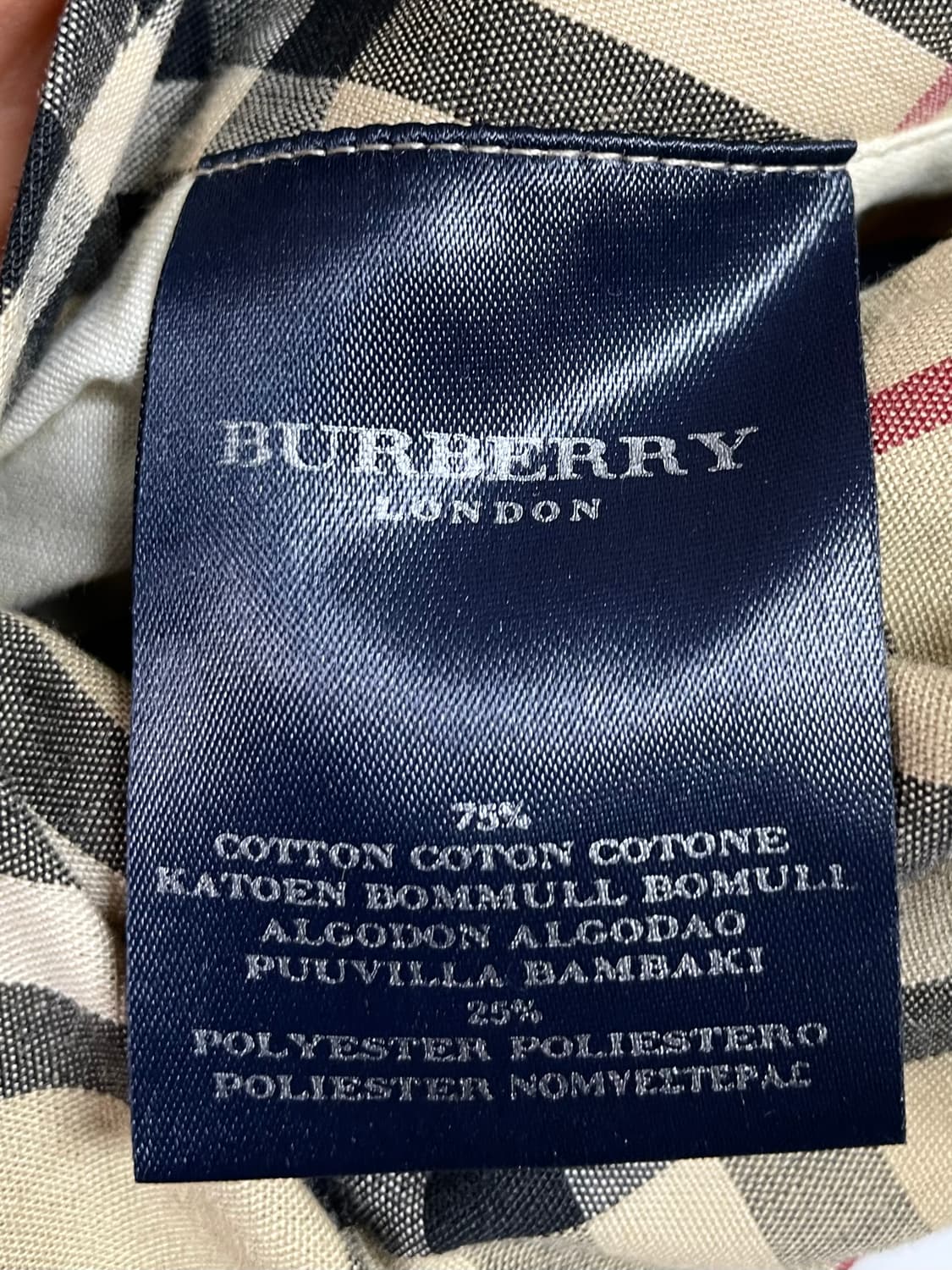 버버리 노바체크 리버시블 블루종 자켓 (on.209) 상품이미지9