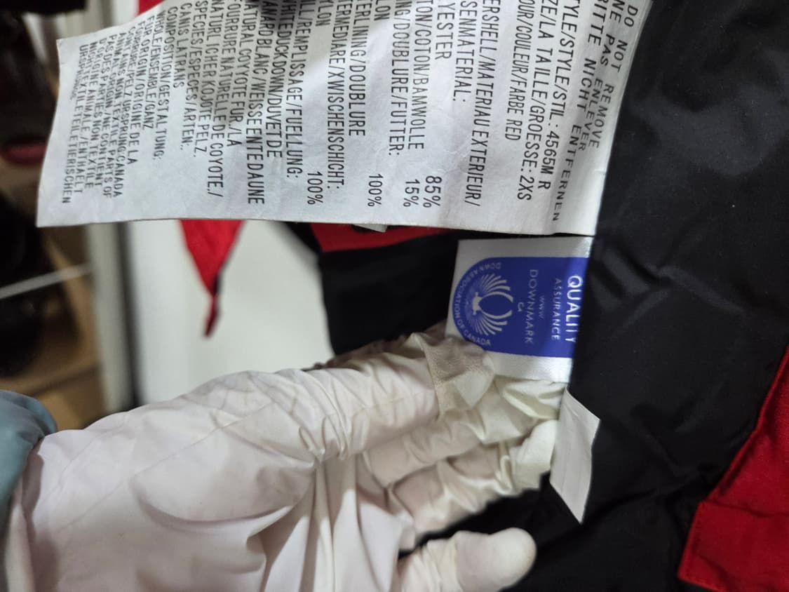 캐나다구스 패딩 레드 여성 상품이미지3