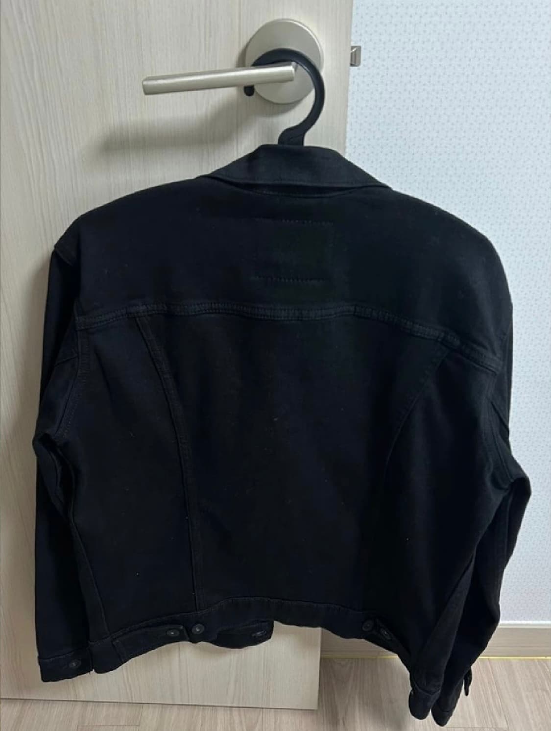 리바이스 프리미엄 블랙 트러커 데님자켓 M 상품이미지2