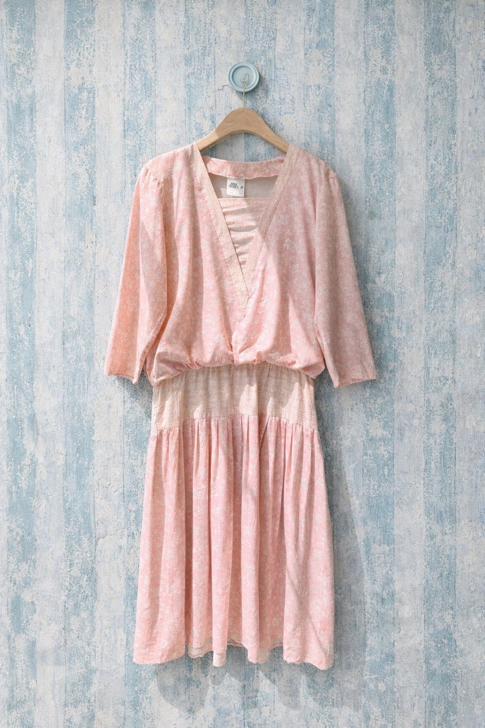 90’s USA vintage pink floral dress 상품이미지2