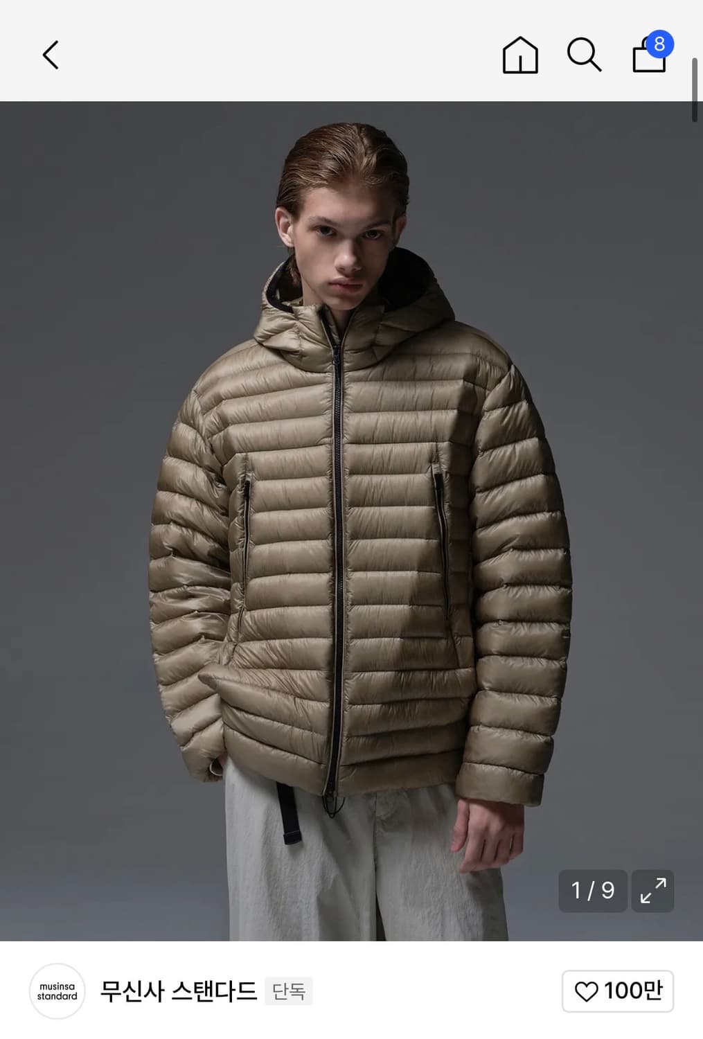 무탠다드 시티레저 시어 립스탑 머드 베이지m 상품이미지1