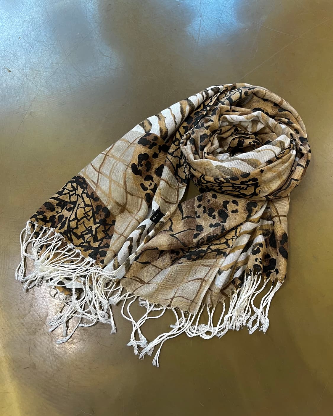 Jpn Vintage Animal Mixed Patten Scarf 상품이미지3