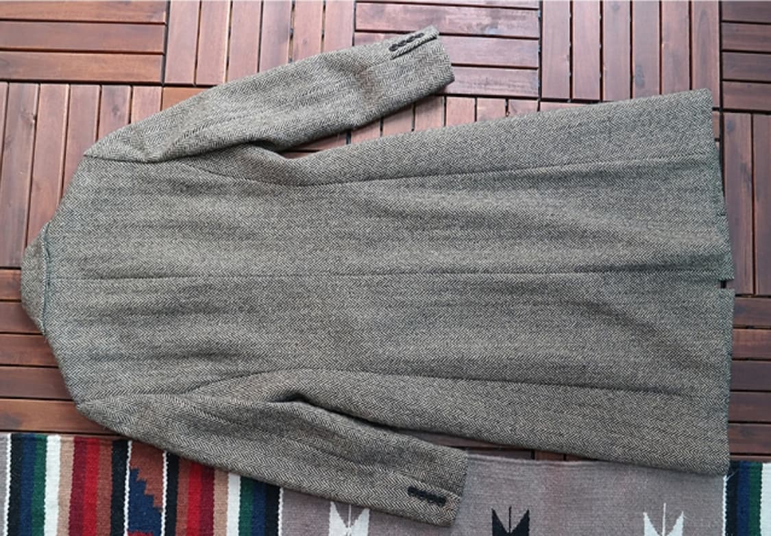 랄프로렌 양모,알파카 헤링본 롱 코트~우먼44~55 상품이미지6