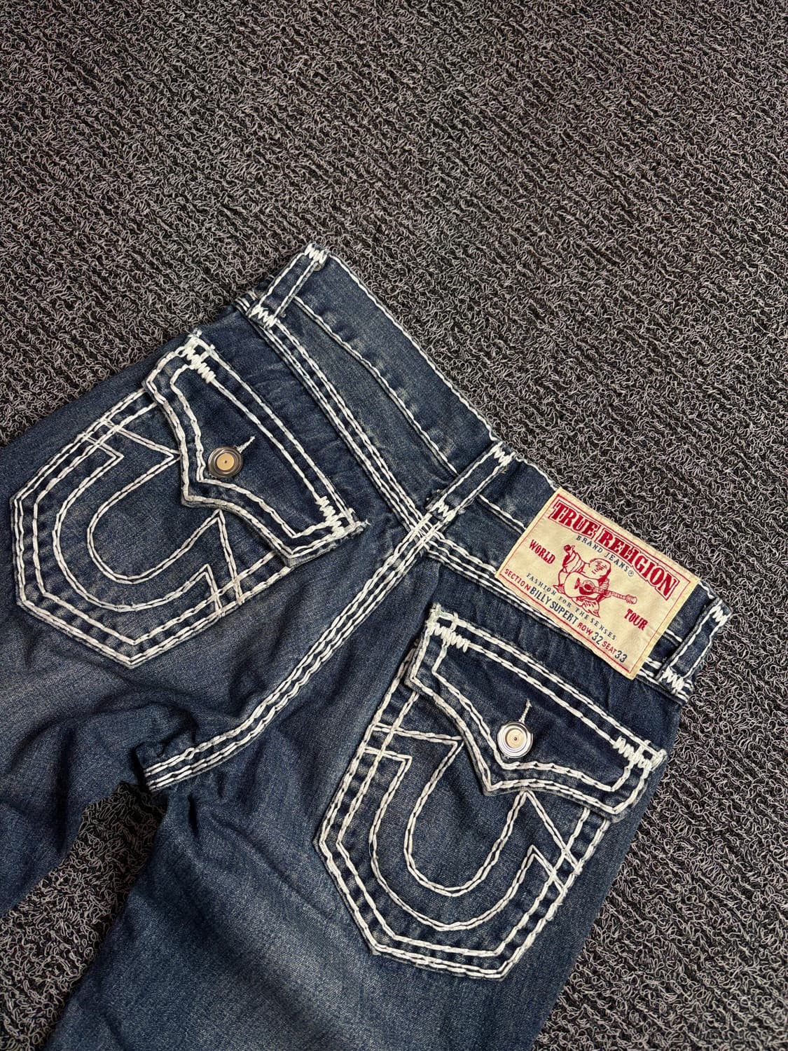 트루릴리젼 조이 로우 라이즈 슈퍼 티 플레어 데님 팬츠 2060 상품이미지6