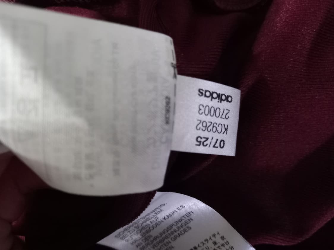 아디다스 BB 트랙탑 버건디 트랙탑 저지 져지집업 90/S 상품이미지6