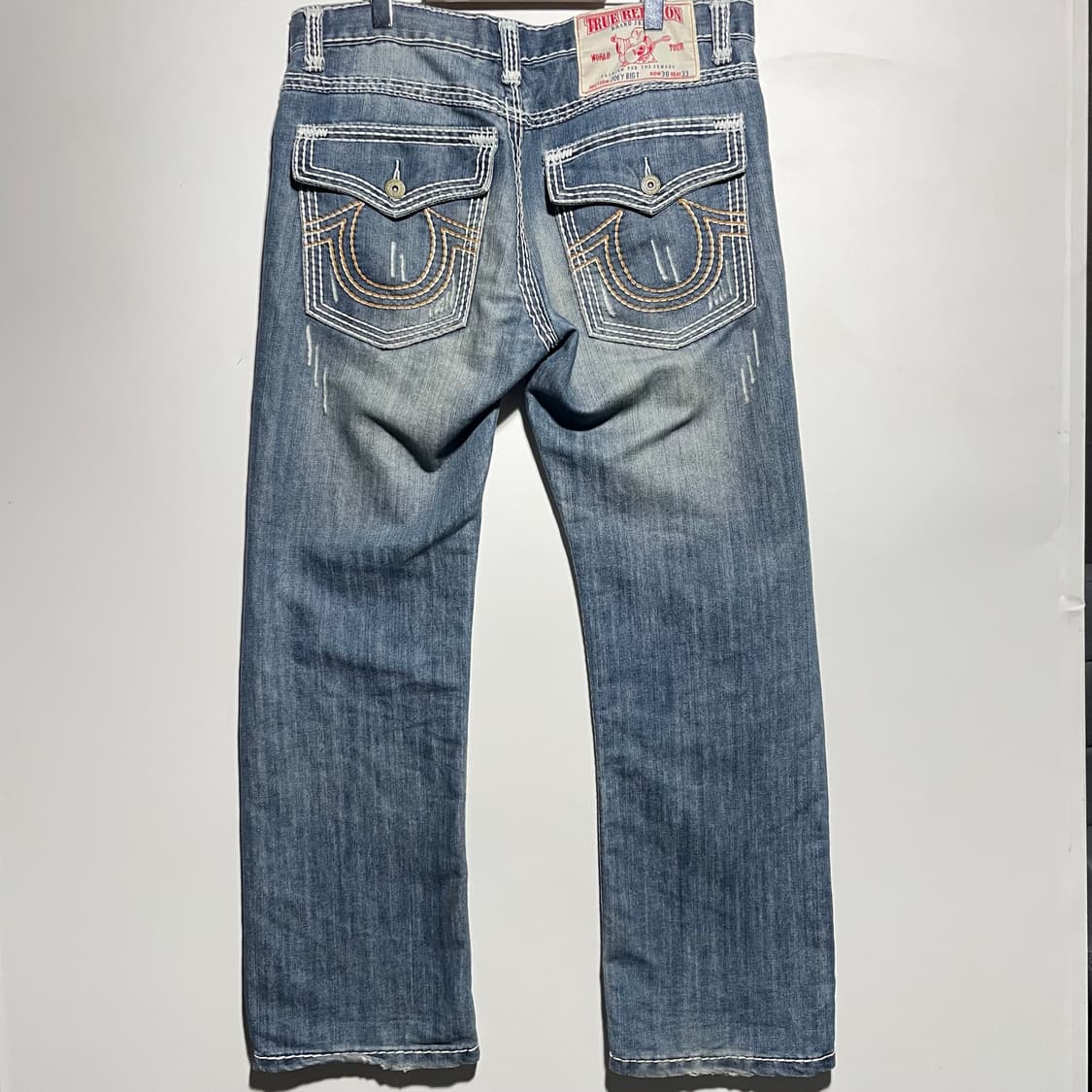 트루릴리전 USA 빅사이즈 데님팬츠 38 상품이미지5