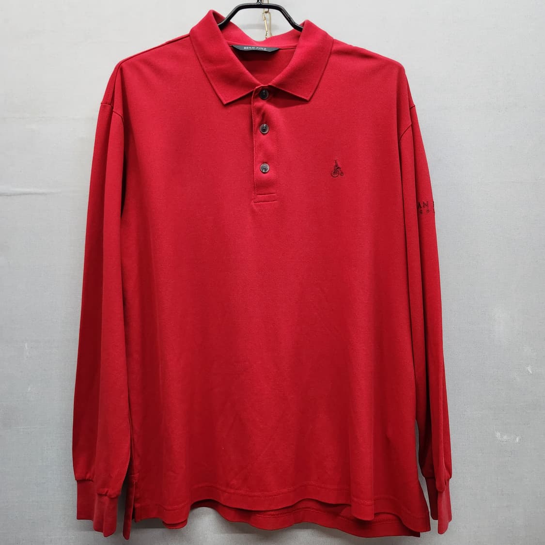 빈폴 골프 로고자수 카라 긴팔 100(XL) 상품이미지1