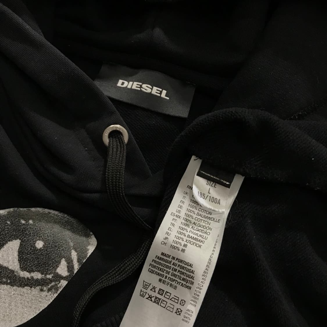 [[XL, A급] 디젤(DIESEL) EYES LOW 후드티셔츠@147 상품이미지6