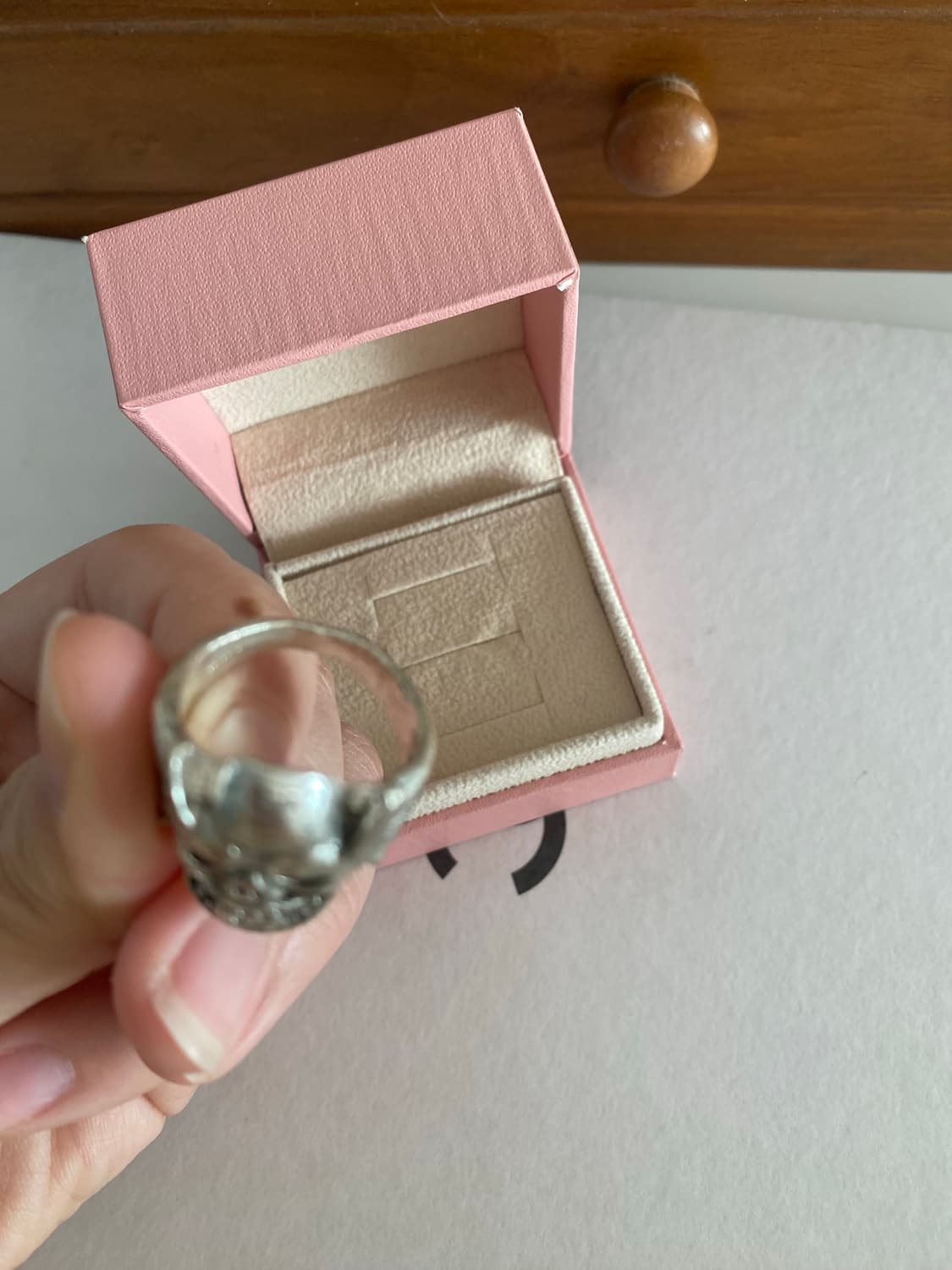 빈티지 해골 반지 링 상품이미지6