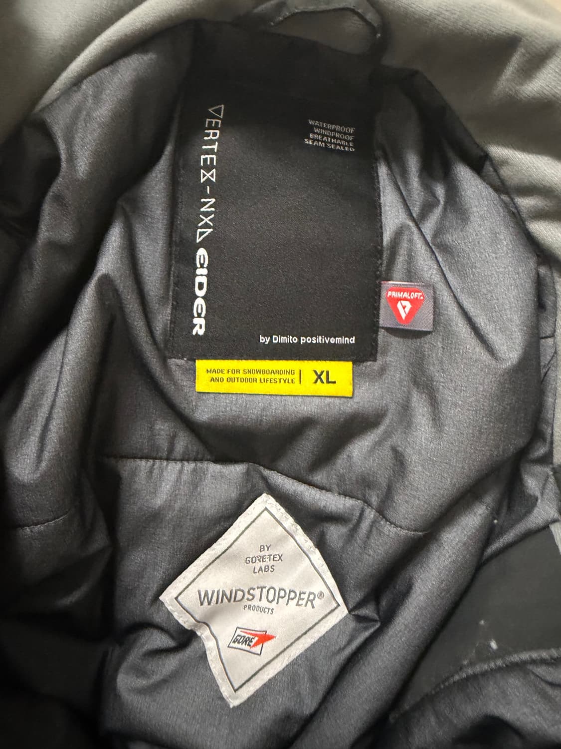 디미토 GTX PUFF PULLOVER JACKET INK black 상품이미지4