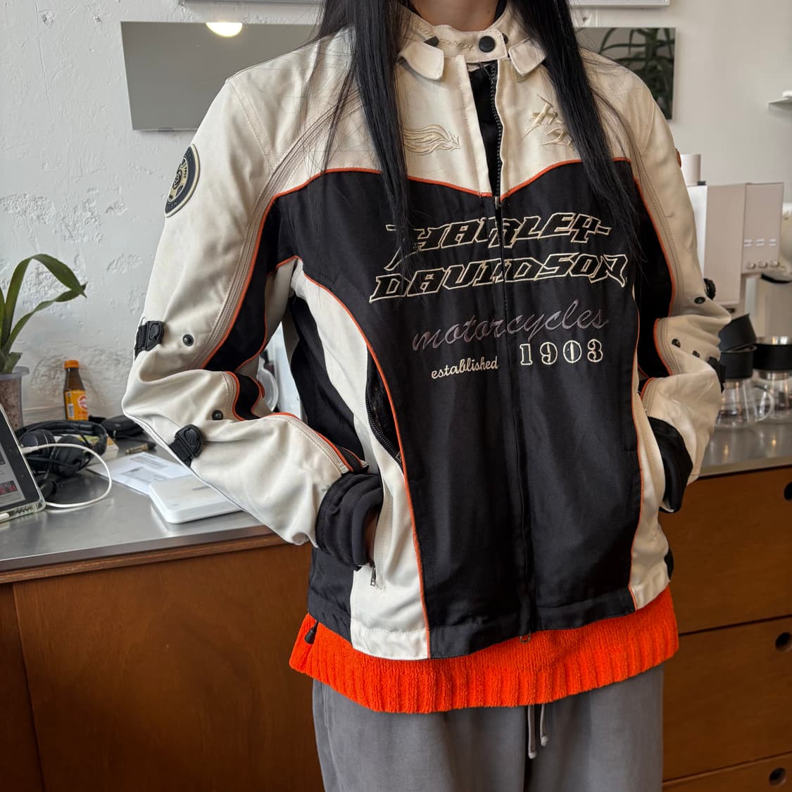 할리데이비슨 메쉬 모터사이클 자켓(내피 외피 분리가능) 상품이미지2