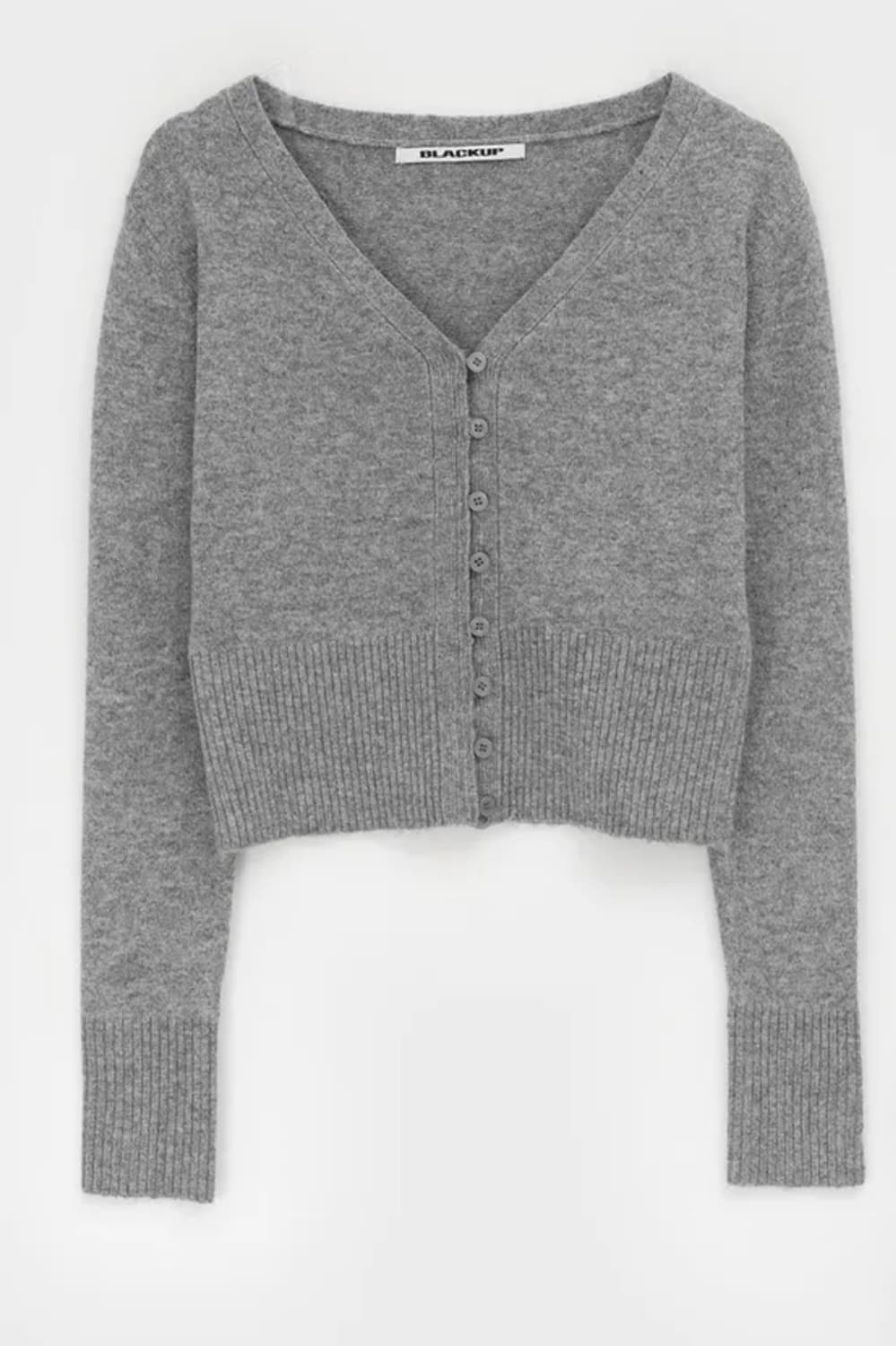 (새상품) 블랙업 메이드 리피카 울 니트 가디건 그레이 상품이미지1