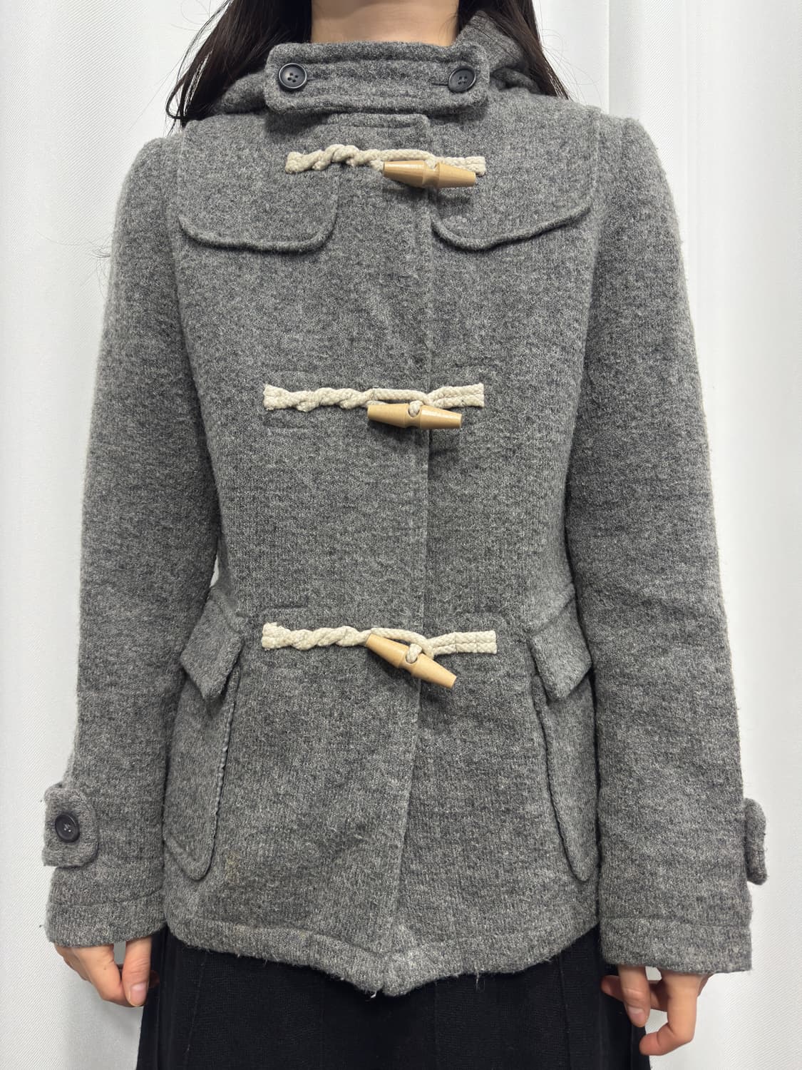 duffle hood wool jacket 상품이미지1