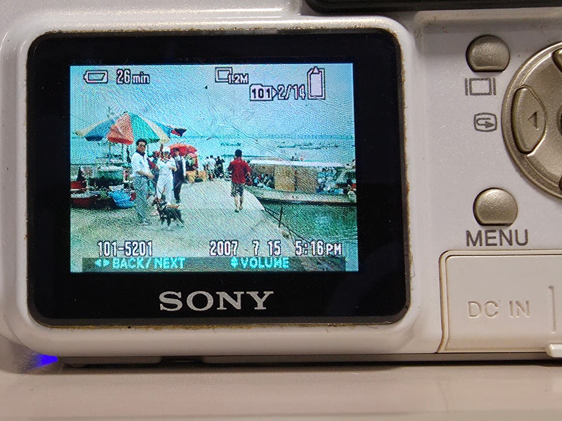 소니 사이버샷 DSC-T8 빈티지 디지털카메라 상품이미지8