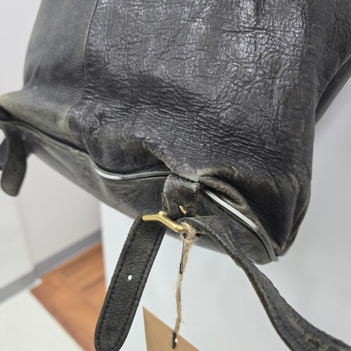 요지야마모토 악세사리 라인 레더 백팩 상품이미지5