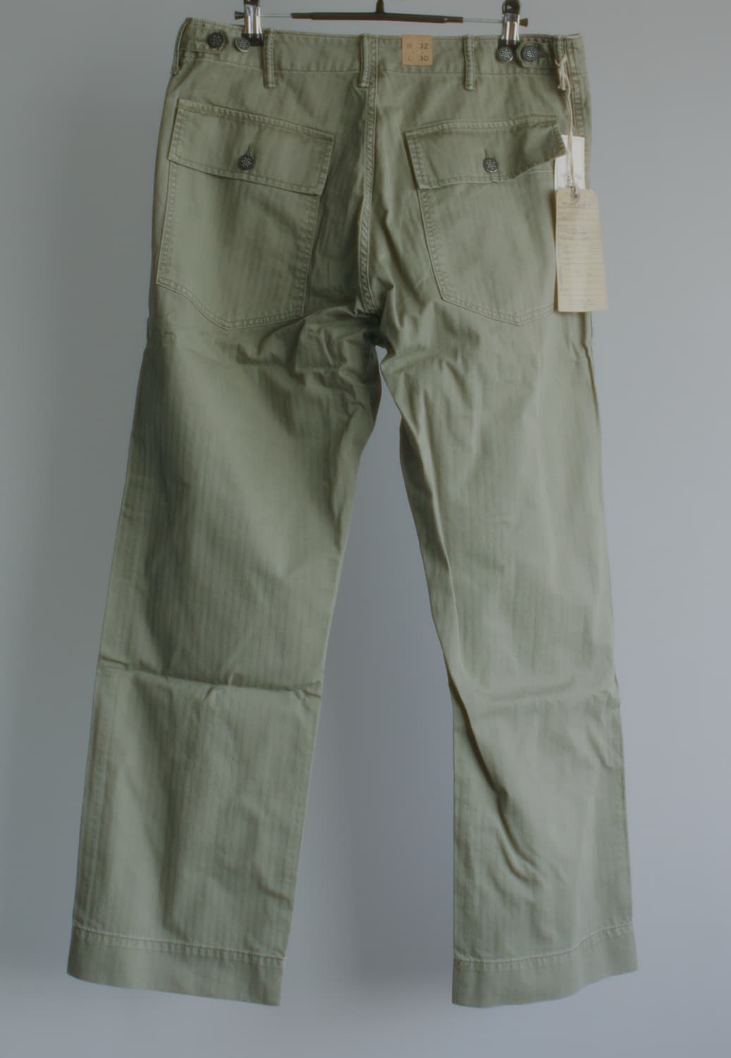 rrl 더블알엘 헤링본 퍼티그 팬츠 32 x 30 상품이미지2