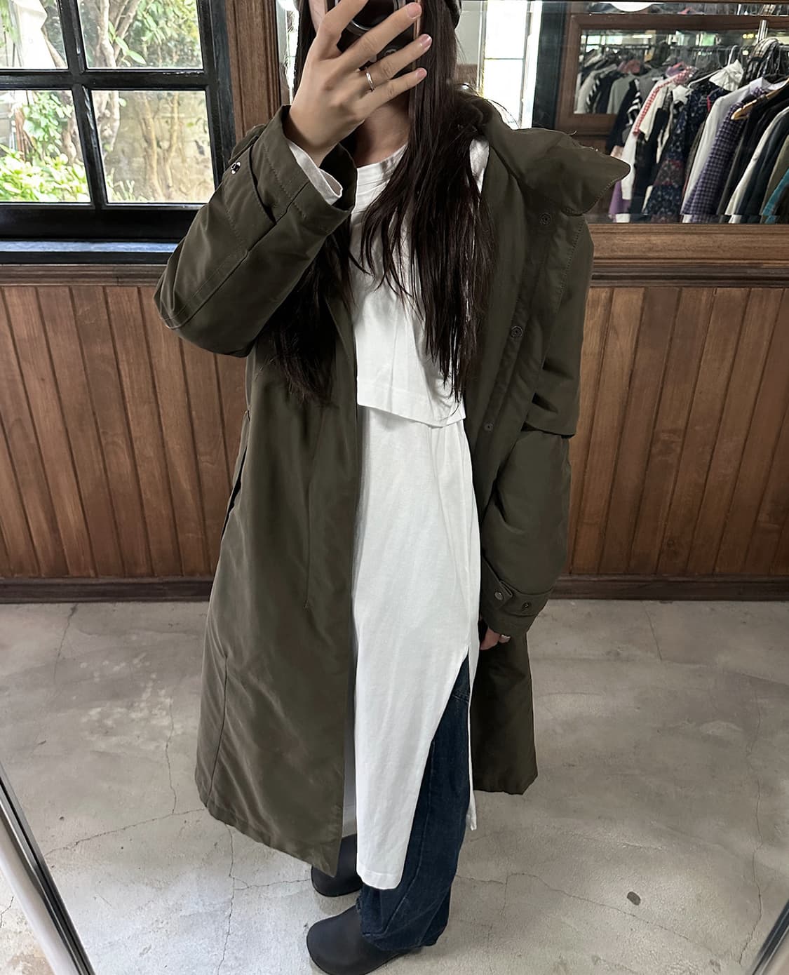 COMME DES GARCONS layered shirt dress 상품이미지4