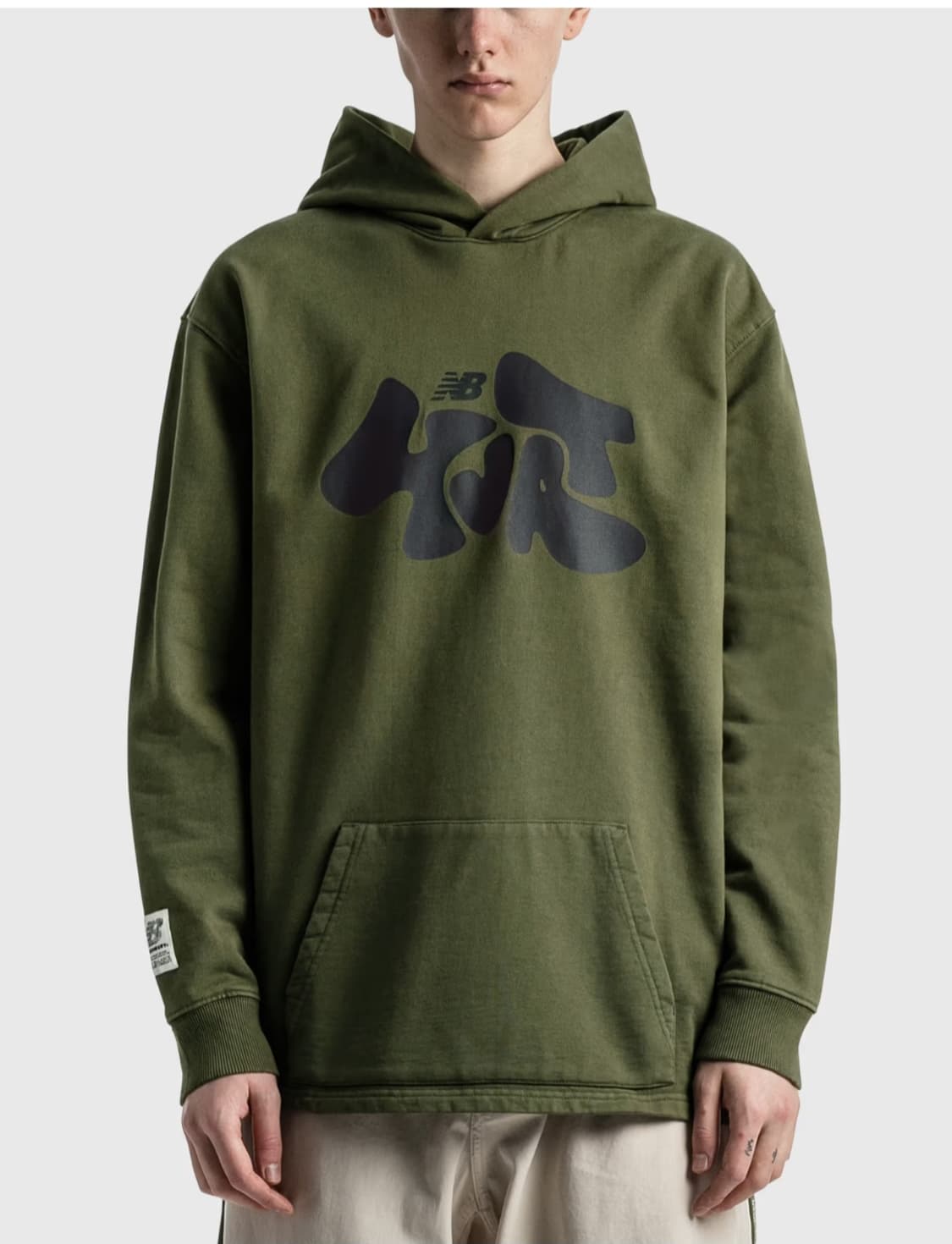 뉴발란스X살레헤뱀버리 콜라보 후드티셔츠 XL사이즈 새제품 상품이미지3