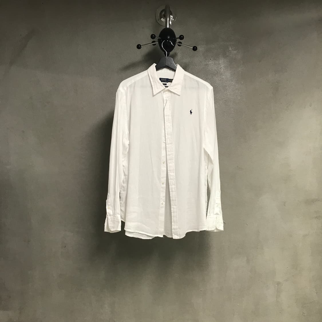 폴로 랄프로렌 QR 린넨 셔츠 화이트 XL 상품이미지1