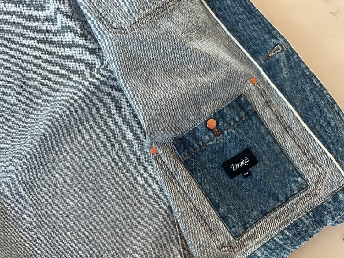 드레익스 데님초어자켓 40사이즈 상품이미지4
