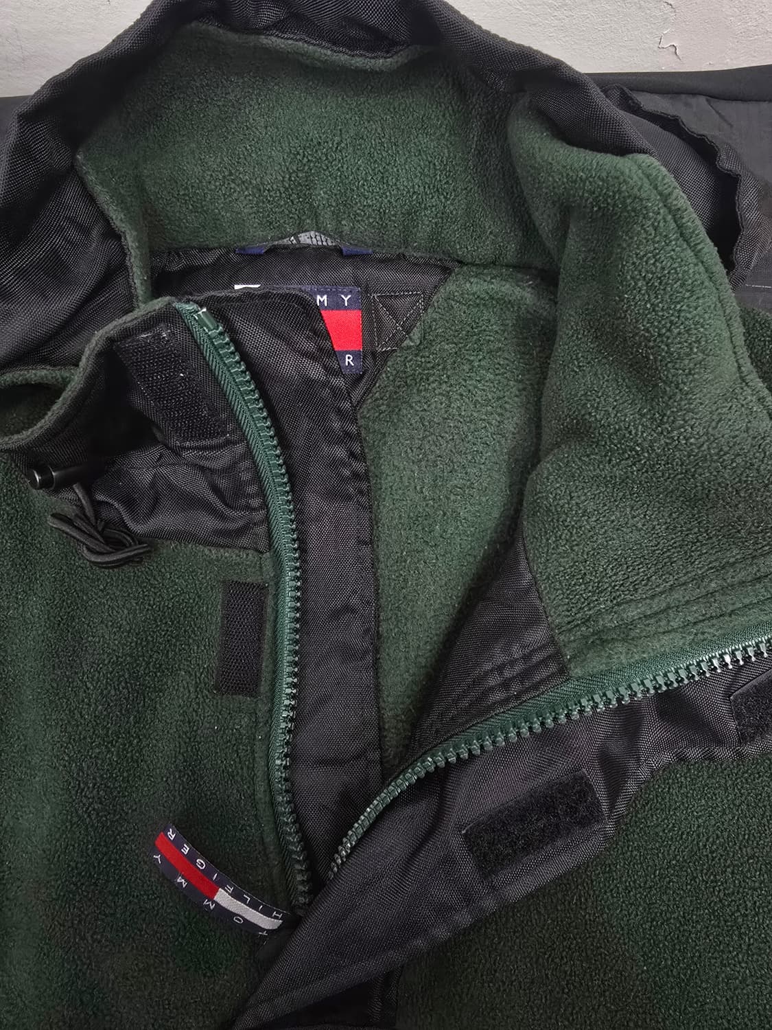 타미힐피거 후리스 아노락 그린xl 상품이미지4