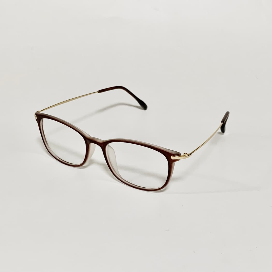 981 데드스탁 브라운 사각안경테 메탈템플 빈티지 레트로 남녀공용 픽키 상품이미지2
