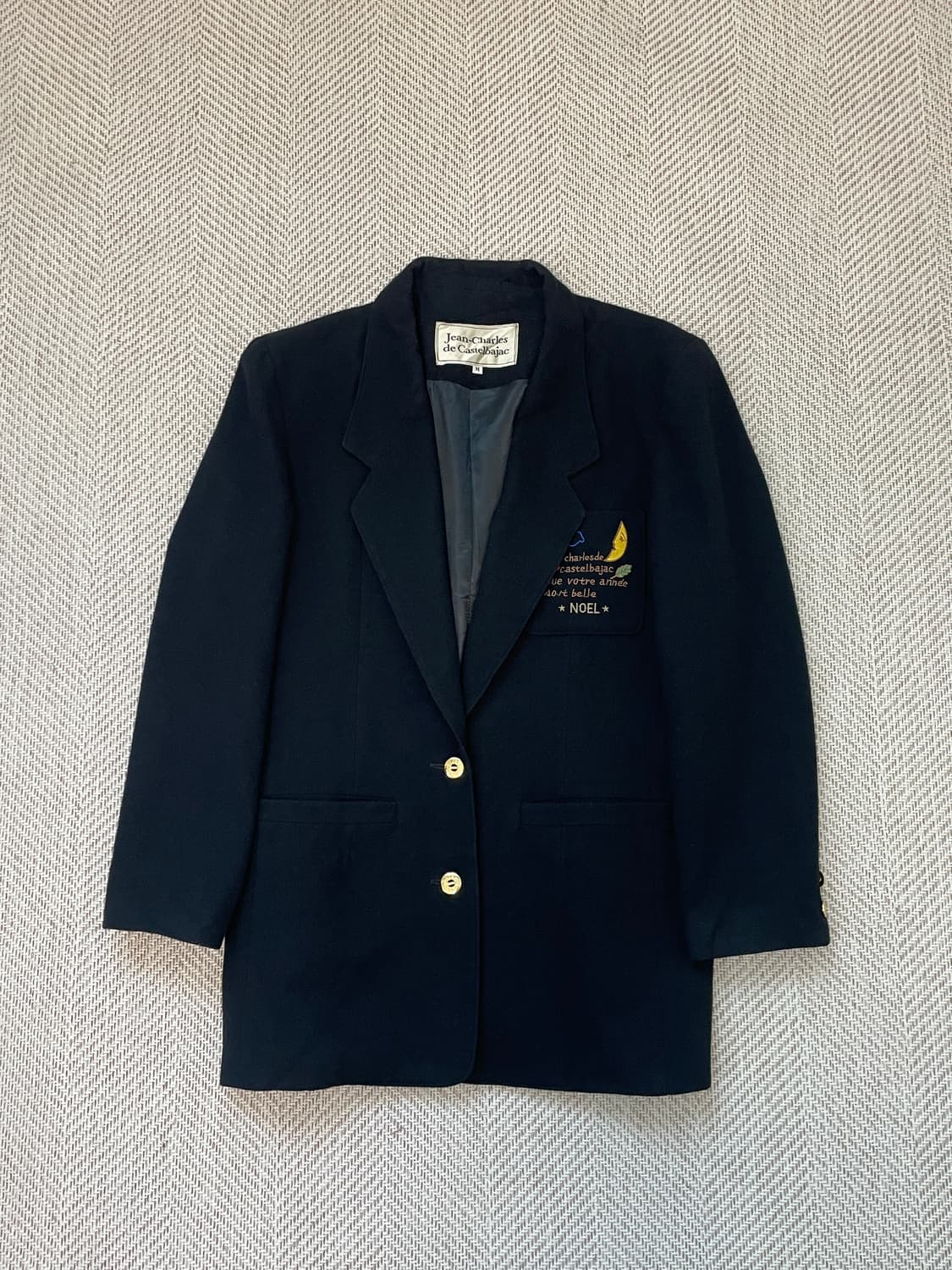 장샤를 드 카스텔바작 자수 금장 테일러드 자켓 J04124 상품이미지1