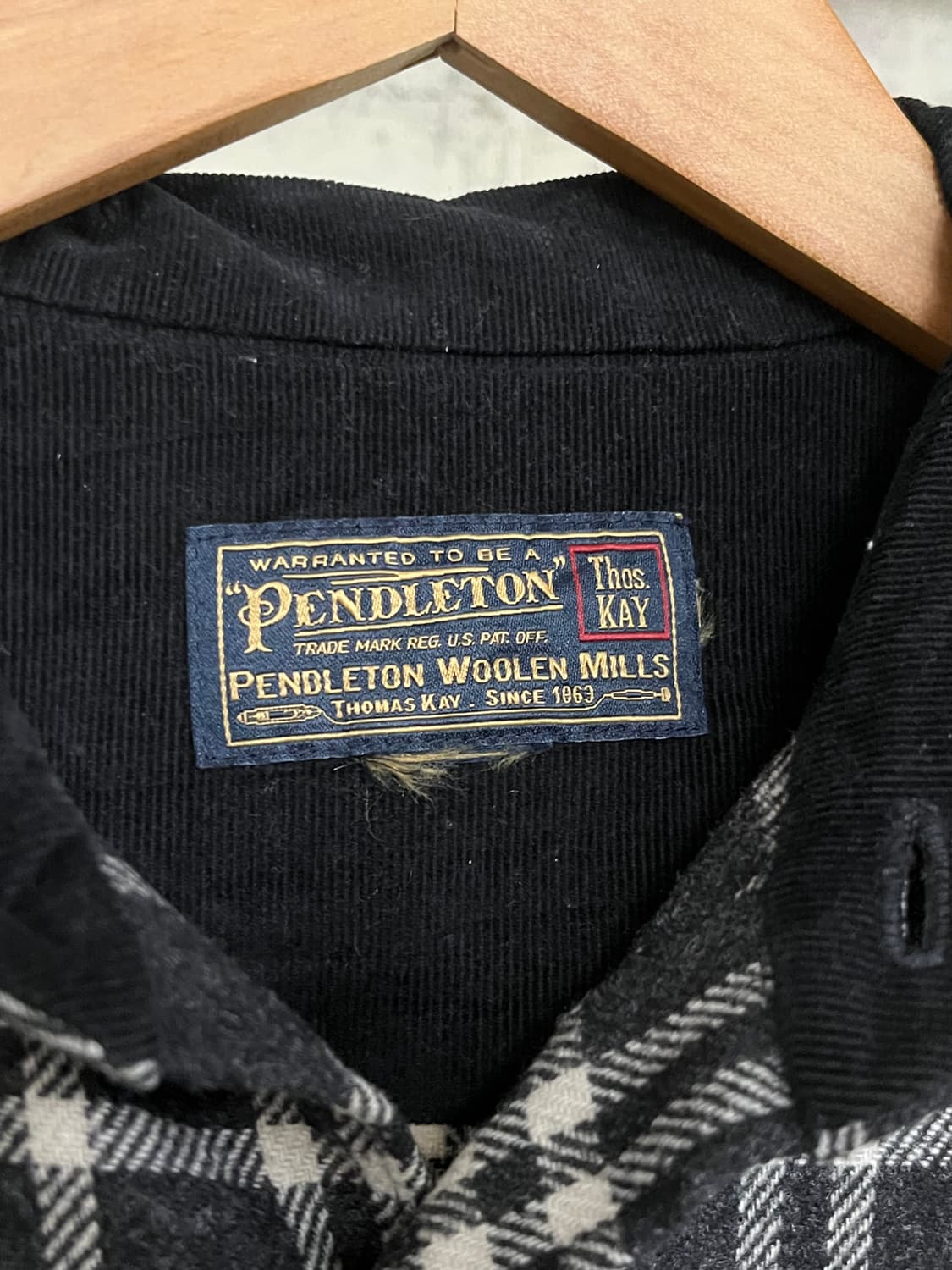 90s Pendleton Wool Flannel Check Shirt 상품이미지3