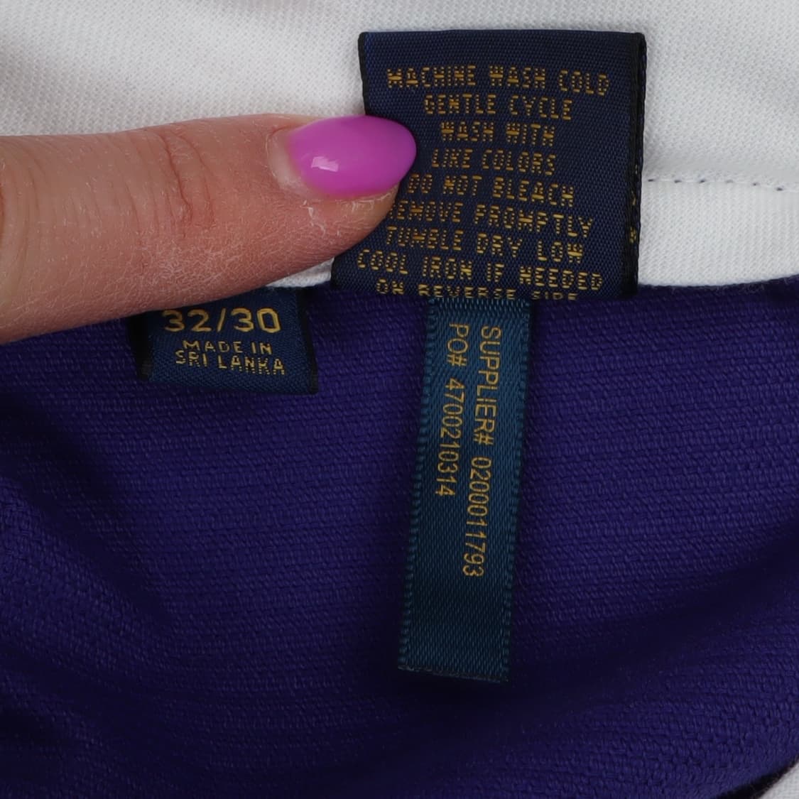 폴로 랄프로렌 퍼플 코듀로이 팬츠 상품이미지9