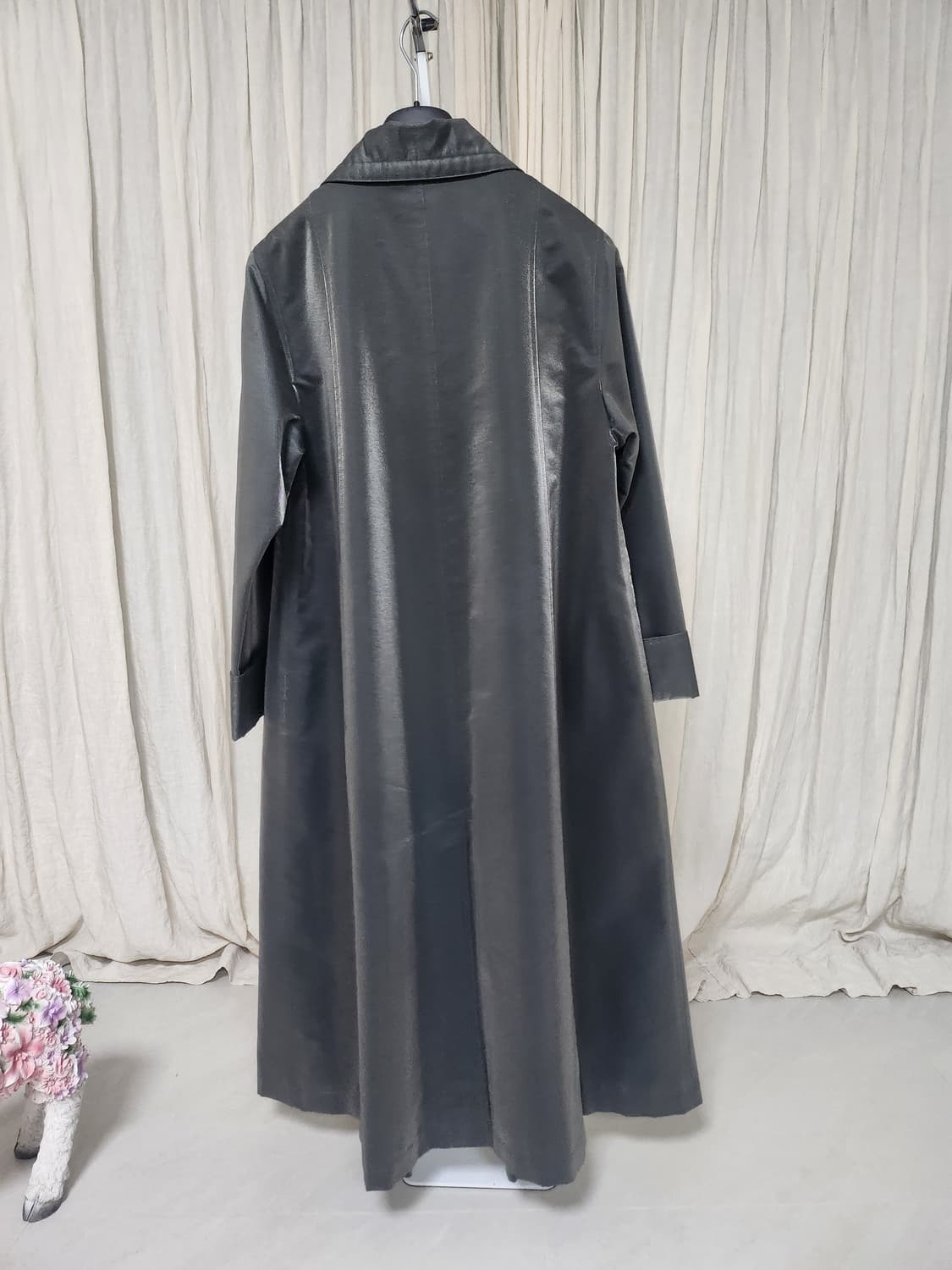 샤넬 그레이 롱 코트 36 정품 상품이미지2