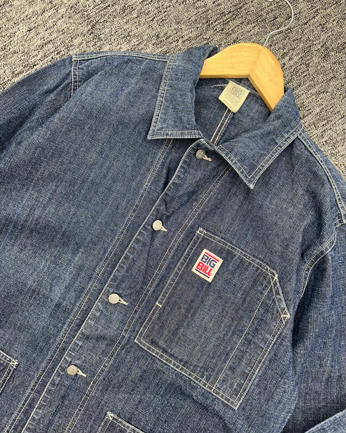 (M)90'S BIG BILL 데님 워크자켓-M1046 상품이미지4